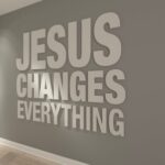 Jesus Changes Everything Wall Decor