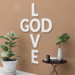 Love God Sign 3D Wall Decor