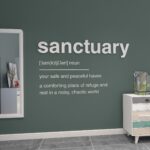 Sanctuary Definition 3D Wall Sign