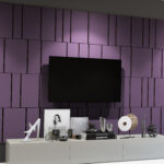 Lilac and Mirror Decorative Panels