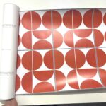 Kitchen Backsplash Decor - Orange Circles (Small defect)