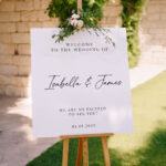 Wedding Welcome Board