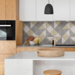 Squares Hand Painted Effect Tile Stickers (Pack of 10)