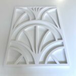 Art Deco Wainscot 3D Wall Panels 1 Panel (Small defect)