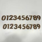 Numbers Wood Effect - 1 Number (clearance sale)