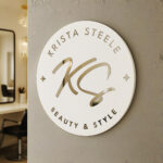 Circular Form III Sign Customized