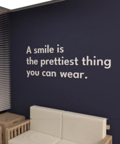 Alternative view of A Smile Is the Prettiest Thing You Can Wear 3D Wall Decor