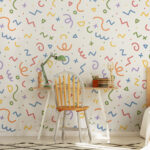 Colorful Doodles Wall Stickers (Pack of 106)