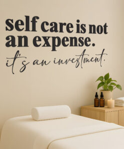 Self Care Is Not An Expense 3D Wall Sign
