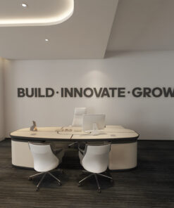 Build Innovate Grow 3D Office Decor