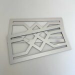Évora Furniture Overlays Silver Mirror - MALM Kit 2 Drawers Model - 1 Panel (Clearance sale)