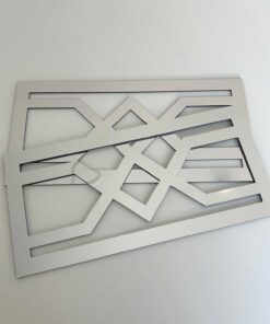Évora Furniture Overlays Silver Mirror - MALM Kit 2 Drawers Model - 1 Panel (Clearance sale)