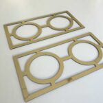 Porto Furniture Overlays Gold Mirror - MALM Kit 2 Drawers Model - 1 Panel (Clearance sale)