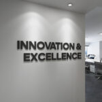 Innovation & Excellence 3D Office Decor