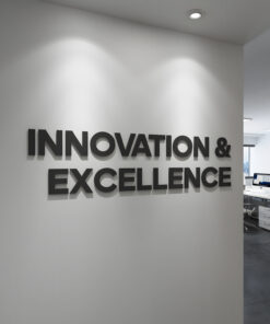 Innovation & Excellence 3D Office Decor