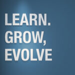 Learn Grow Evolve 3D Office Decor