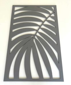Palm Leaves Grey 3D Wall Panels 1 Panel (Small defect)