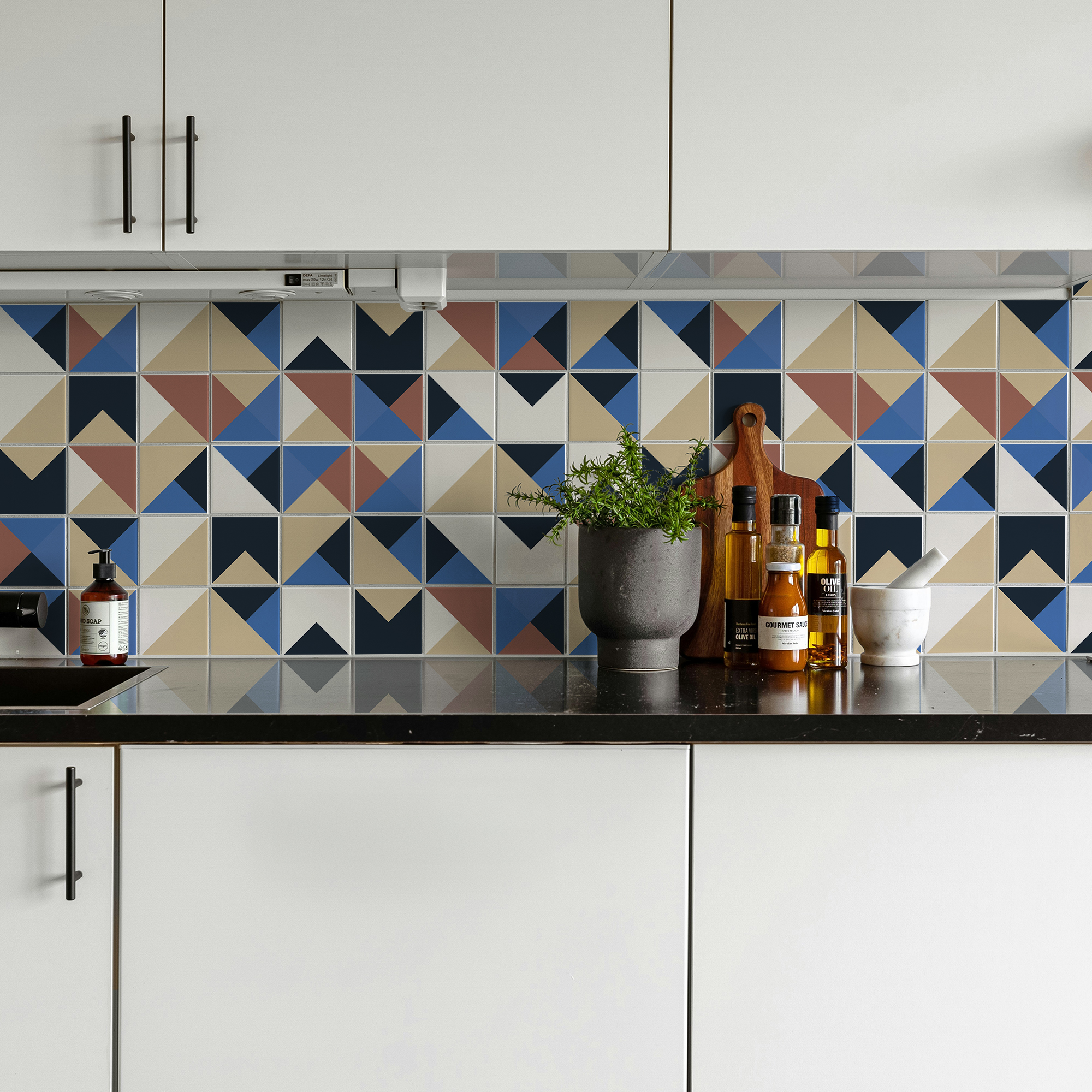 Luxor Pattern Tile Stickers (Pack of 24)