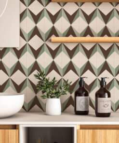 San Marino Pattern Tile Stickers (Pack of 10)