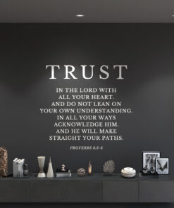 Alternative view of Trust 3D Wall Sign