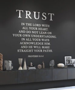Trust 3D Wall Sign