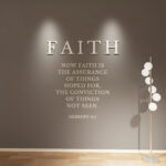 Faith 3D Wall Sign