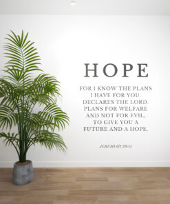 Alternative view of Hope 3D Wall Sign