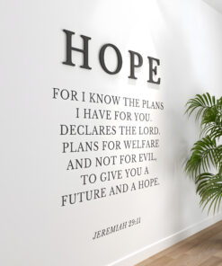 Hope 3D Wall Sign