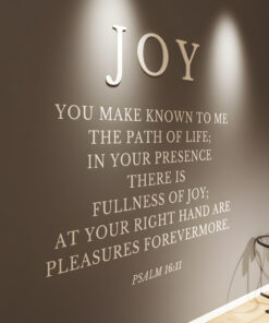 Alternative view of Joy 3D Wall Sign