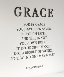 Alternative view of Grace 3D Wall Sign