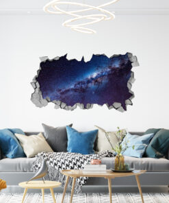 Alternative view of Milky Way Galaxy Broken Wall Decal