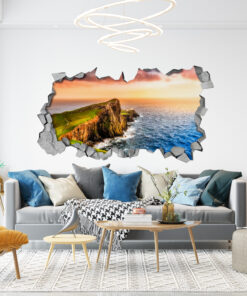 Sunset Cliff Wall Decal