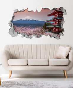 Alternative view of Mount Fuji Wall Decal