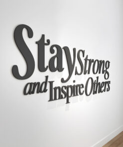 Alternative view of Stay Strong and Inspire Others Office Decor