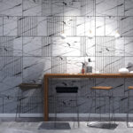 White Marquina Marble Imitation Decorative Panels