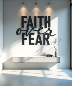 Faith Over Fear 3D Wall Decor