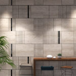 Travertine Imitation and Black Gloss Decorative Panels