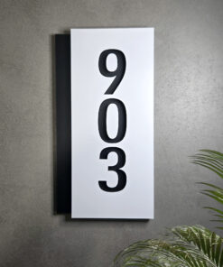 White and Black Number Sign